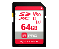 GOODRAM SD (Secure Digital) 64GB 280MB/s IRP-S9B0-0640R11 - 377408 - zdjęcie 1